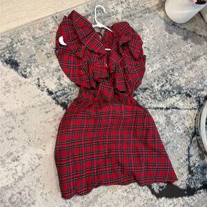 Sugarlips Red Plaid Women’s  Dress size xs